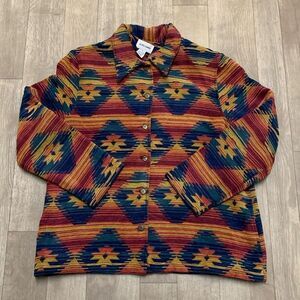 Colorful Geometric Pattern Jacket